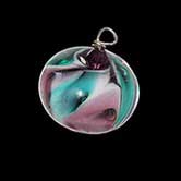 Pretty lampwork bead for homepage